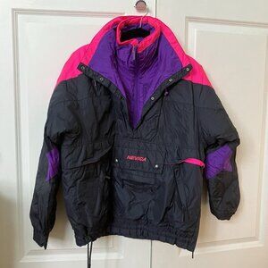 Vintage Nevica FS 11 Storm Control Jacket Womens 38 Ski Snowboard Colorblock 90s